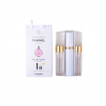Туалетная вода с феромонами Chanel Chance Eau Tendre 3х15 мл.