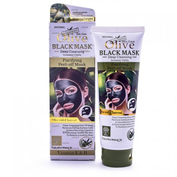 Черная маска для лица Wokali Olive Black Mask
