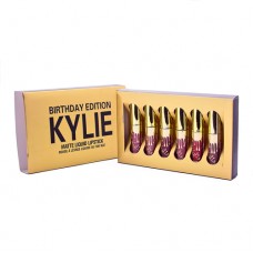 Набор жидких матовых помад Kylie Birthday Edition matte liquid lipstick (6 шт)