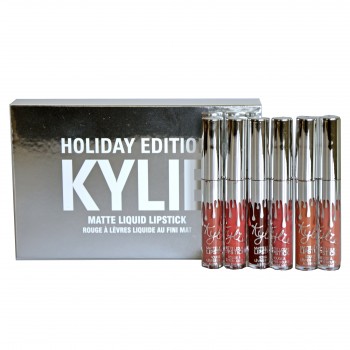 Набор жидких матовых помад Kylie Holiday Edition (6 шт)