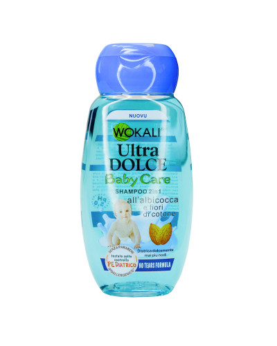 Дитячий шампунь Wokali Ultra Dolce Shampoo Baby Care мигдаль і молоко 2в1 WKL186 220 мл