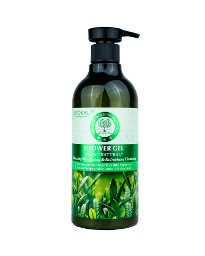 Гель для душу Wokali Prof Shower Gel Plant Natural Green Tea WKL172 550 мл