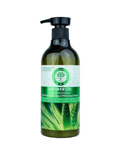 Гель для душу Wokali Prof Shower Gel Plant Natural Aloe Vera WKL089 550 мл