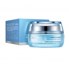 Крем для обличчя BIOAQUA Hyalo-Oligo Dual Recovery Smoothing Cream з олігомером гіалуронової кислоти 50 г