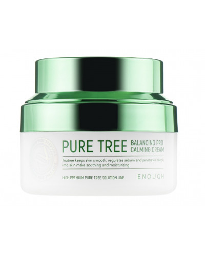 Крем для обличчя Enough Pure Tree Balancing Pro Calming Cream заспокійливий із екстрактом чайного дерева 50 мл