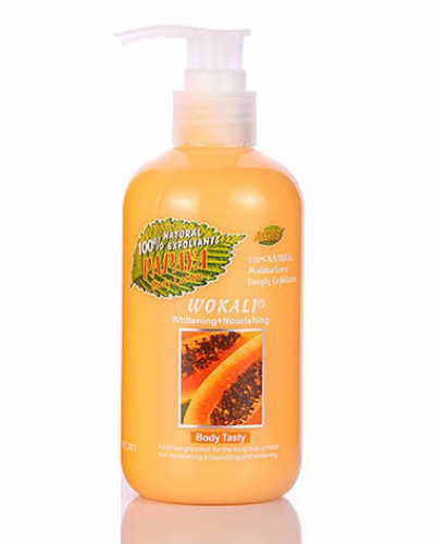 Поживний лосьйон для тіла Wokali Papaya Body Lotion з освітлюючим ефектом WKL261 260 мл