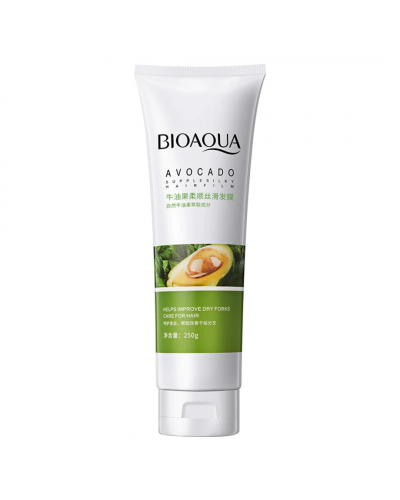 Маска для волосся BIOAQUA Avocado Supple Silky Hair Film з екстрактом авокадо 250 г