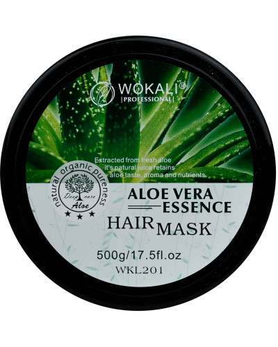 Маска для волосся Wokali Natural Organic Aloe Vera Essence Hair Mask WKL201 500 г