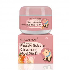 Маска для обличчя SERSANLOVE Bubble Mask Cleansing Mud із екстрактом персика 100 г