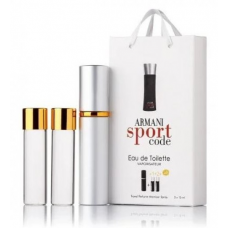 Парфум чоловічий з феромонами Giorgio Armani Armani Sport Code 3х15 мл