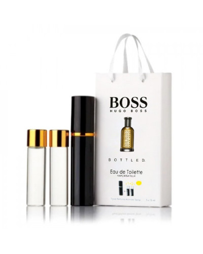 Парфум чоловічий з феромонами Hugo Boss Boss Bottled 3х15 мл