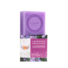 Мыло ручной работы SERSANLOVE Essential Oil Lavender Soap с эфирным маслом лаванды 100 гр