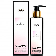 Парфумований гель для душу Dolce&Gabbana 3 L`Imperatrice Exclusive EURO 250 мл