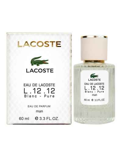 Парфум чоловічий Lacoste Eau de L.12.12 Blanc-Pure 60 мл