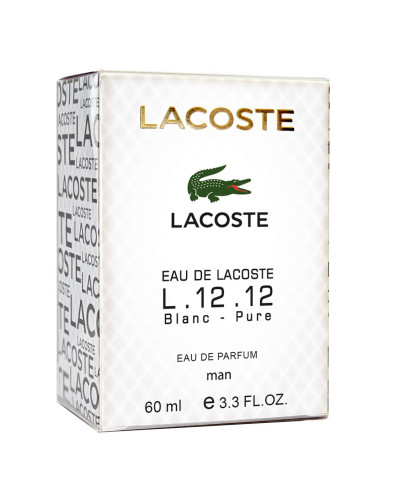 Парфум чоловічий Lacoste Eau de L.12.12 Blanc-Pure 60 мл