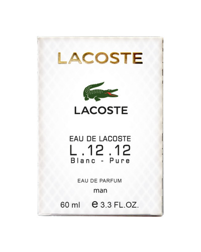 Парфум чоловічий Lacoste Eau de L.12.12 Blanc-Pure 60 мл