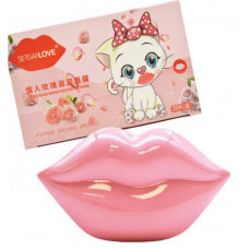 Гідрогелеві патчі для губ SERSANLOVE Lover Rose Moisturizing Lip Mask з екстрактом троянди 20 шт