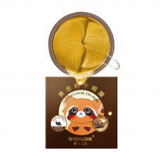 Гідрогелеві патчі під очі SERSANLOVE Golden Snail Eye Mask з фільтратом слизу равлика 60 шт 