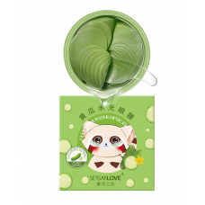 Гідрогелеві патчі під очі SERSANLOVE Cucumber Water Eye Mask з екстрактом огірка 60 шт