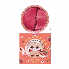 Гідрогелеві патчі під очі SERSANLOVE Peach Lactic Acid Eye Mask з екстрактом персика і лактобактеріями 60 шт