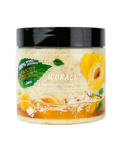 Скраб для тіла Wokali Body Scrub Jam Apricot WKL371 500 мл