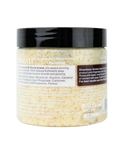 Скраб для тіла Wokali Body Scrub Jam Apricot WKL371 500 мл