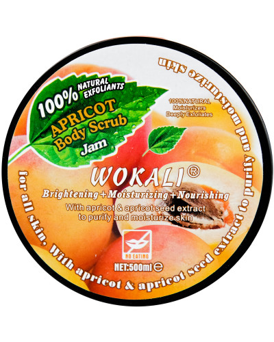 Скраб для тіла Wokali Body Scrub Jam Apricot WKL371 500 мл