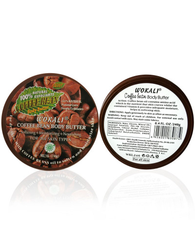 Крем для тіла на основі масла Wokali Coffee Bean Body Butter WKL246