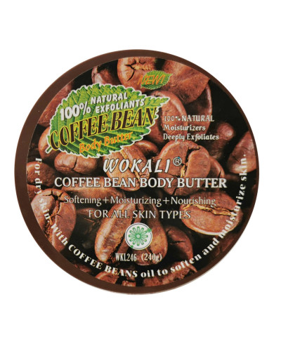 Крем для тіла на основі масла Wokali Coffee Bean Body Butter WKL246