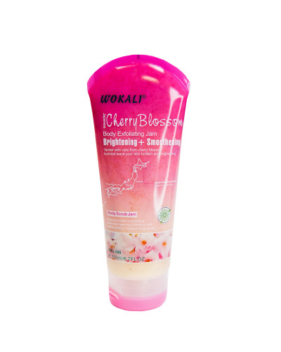 Скраб для тіла Wokali Cherry Blossom Body Scrub Jam з екстрактом сакури WKL380 200 мл