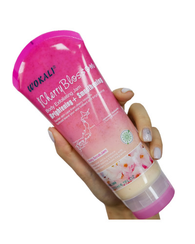 Скраб для тіла Wokali Cherry Blossom Body Scrub Jam з екстрактом сакури WKL380 200 мл