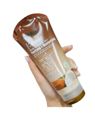 Скраб для тіла Wokali Coconut Body Scrub Jam c екстрактом кокоса WKL383 200 мл