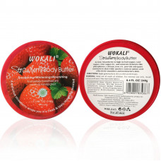 Крем для тіла на основі масла Wokali Strawberry Body Butter WKL245