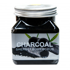 Скраб для тіла Wokali Charcoal Sherbet Body Scrub WKL484