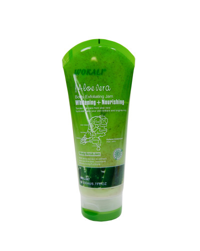 Скраб для тіла Wokali Aloe Vera Body Scrub Jam c екстрактом алое вера WKL387 200 мл