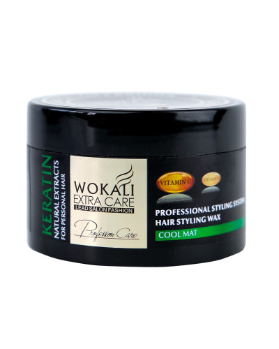 Віск для волосся Wokali Prof Salon Keratin Hair Wax матовий WKL360 150 мл