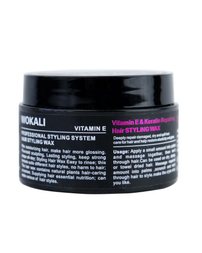 Віск для волосся Wokali Prof Keratin & Vitamin E Hair Wax WKL364 150 мл