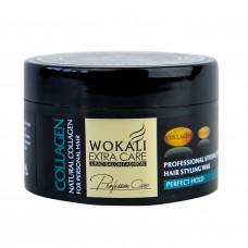 Воск для волос Wokali Prof Salon Collagen Hair Wax идеальная фиксация WKL359 150 мл