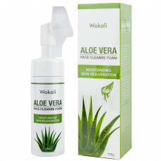 Пенка-мусс для умывания Wokali Aloe Vera Face Cleanse Foam с экстрактом алое вера 150 мл