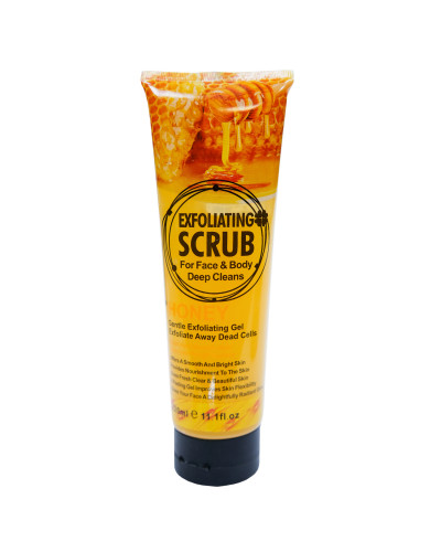 Cкраб для обличчя і тіла Wokali Honey Face and Body Exfoliating Scrub WKL575 320 мл