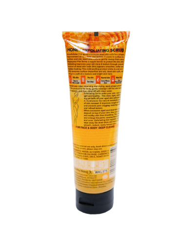 Cкраб для обличчя і тіла Wokali Honey Face and Body Exfoliating Scrub WKL575 320 мл