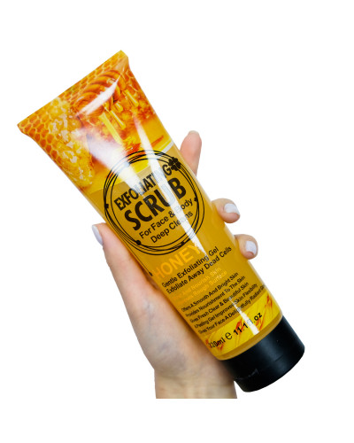 Cкраб для обличчя і тіла Wokali Honey Face and Body Exfoliating Scrub WKL575 320 мл