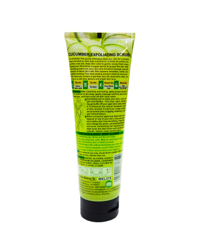 Cкраб для обличчя і тіла Wokali Cucumber Face and Body Exfoliating Scrub WKL578 320 мл