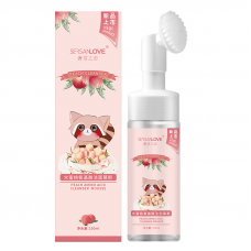 Пінка-мус для вмивання SERSANLOVE Peach Amino Acid Cleanser Mousse з екстрактом персика 150 мл