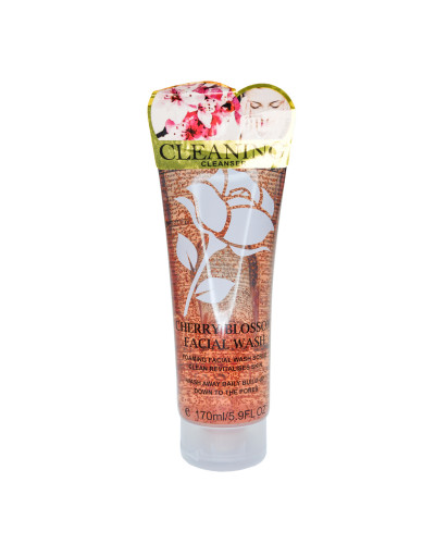 Гель-скраб для вмивання Wokali Cherry Blossom Foaming Facial Wash Scrub WKL589 170 мл