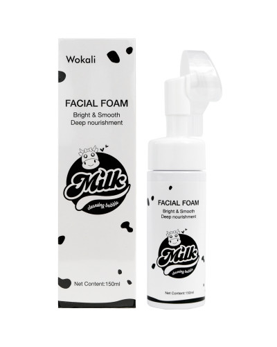 Пінка-мус для вмивання Wokali Milk Facial Foam 150 мл