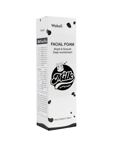 Пінка-мус для вмивання Wokali Milk Facial Foam 150 мл