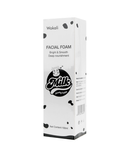 Пінка-мус для вмивання Wokali Milk Facial Foam 150 мл