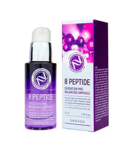 Сироватка для обличчя Enough 8 Peptide Sensation Pro Balancing Ampoule з пептидами 30 мл