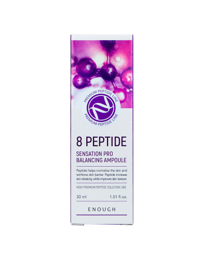 Сироватка для обличчя Enough 8 Peptide Sensation Pro Balancing Ampoule з пептидами 30 мл